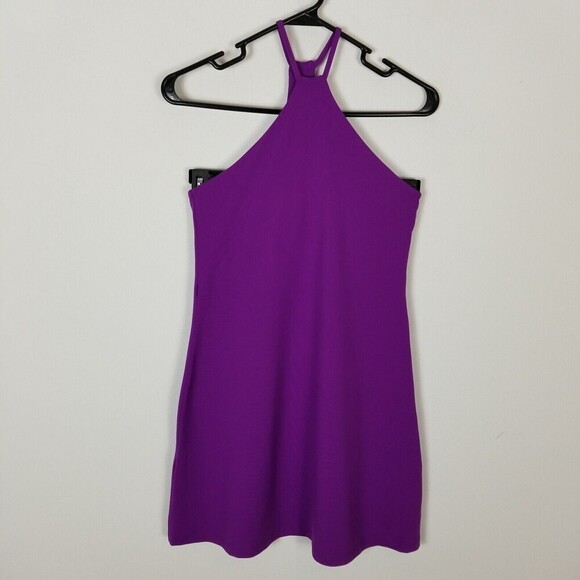 Susana Monaco Bayberry Halter Fit & Flare Mini Dress XS - Picture 3 of 6